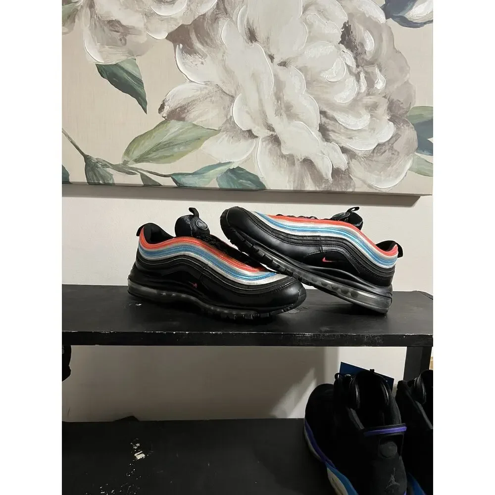 Size 11 - Nike Air Max 97 Neon Seoul CI1503-001 PRE-OWNED AUTHENTIC